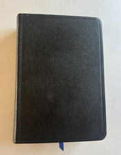 VTG 1967 The System Bible Study Enlarged Edition Black Morocco Leather - VG+ picture