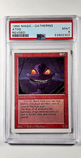 1994 MtG Magic the Gathering Revised Atog Red Vintage PSA 9 Mint POP 16 picture