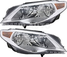 For 2009-2012 Volkswagen Passat CC Headlight Halogen Set Pair picture