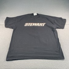 Vintage Tony Stewart Shirt Mens XL Black NASCAR Racing Competitors View 2002 picture
