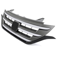 For 2012-2014 Honda CRV CR-V Front Bumper Grille Hood Upper Grill w/Chrome Trim picture