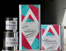 Euro Clear Coat Kit QUART Size Prisma High Gloss Urethane 2-1 Mix picture