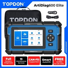 TOPDON ArtiDiag600 Elite CAN FD OBD2 Scanner, Full‑System Car Diagnostic Tool picture