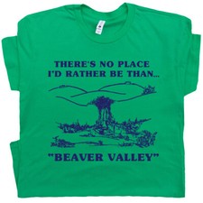Funny T Shirt Beaver Valley Offensive Saying Novelty Sex Dirty Crude Rude Mens picture