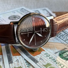 ZIM Mechanical Soviet Watch Classic Red Dial Classic 1990's Men's Wrist Pobeda picture