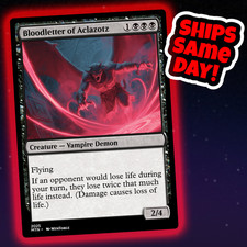 Bloodletter Of Aclazotz - Custom Art Magic: The Gathering Playtest Card picture