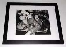 Framed Jerry Reed / Burt Reynolds Smokey and the Bandit b/w Photo 1977 14
