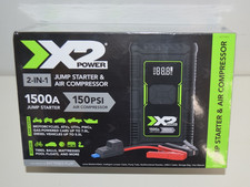 X2 Power SLC10327 2-in-1 Jump Starter & Air Compressor 1500A / 1500 PSI - NEW picture