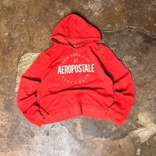 Awesome Vintage Aeropostale center graphic pullover hoodie picture