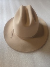 Stetson Open Road XXX6XXX Silverbelly Western Hat Size 7 1/8 2 3/4
