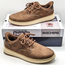 Skechers “Classic Relaxed Swift-Fit” Men’s Slip-On Casual/Dress Shoe [Brown] NEW picture
