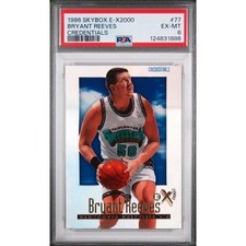 1996 SkyBox E-X2000 Bryant Reeves Credentials /499 PSA 6 Vancouver Grizzlies #77 picture