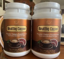 Lot 2 BOTTLES Healthy coffee 49.38oz1400g JUMBO LARGE GANODERMA $300 Exp08/2028 picture