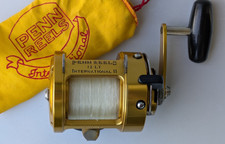Penn International II 12LT Lever Drag Gold Reel & Bag Very Nice picture