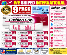 Cushion Grip Thermoplastic Denture Adhesive 1 oz, 9 Pack picture