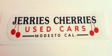 Jerries cherries american graffiti sticker hot rod vintage look nostalgia 157 picture