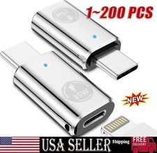 35W USB-C Male to iOS Female Adapter + lanyard For iPhone 16 Pro Max 15 Plus lot picture
