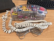Vintage Retro Phone Clear/Multicolor 80s-90s Transparent picture