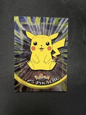 1999 Topps Pokemon Pikachu #25 TV Animation Edition Silver Foil picture