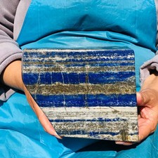 10.12LB Natural  Freeform Polished Crystal Large Lapis Specimen Healing MH2900 picture