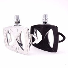 MKS GR-10 Alloy Racing Track Fixed Gear Wide platform Bike Pedal Black / Silver picture