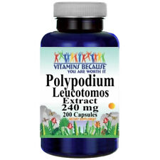 Polypodium Leucotomos Extract 240mg 200 Capsules by Vitamins Because picture