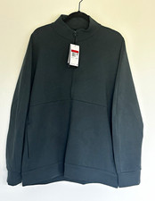 Nike Dri-FIT 24.7 Men's Pullover Sweatshirt Mock Neck Loose Fit L Black picture