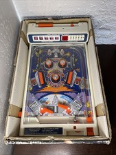 Vintage TOMY 1979 Atomic Arcade Electronic Pinball Machine Full w/ box Untested picture