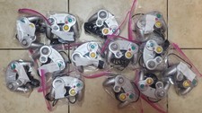 REBUILT OEM Official Nintendo GameCube Controller Silver - Genuine Platinum picture