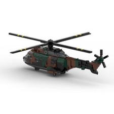 ZITIANYOUBUILD MOC-167061 AS 532 European Helicopter Military 1051 Pieces picture