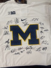 2025-26 MICHIGAN WOLVERINES Hockey Team Signed Jersey  22+ Horcoff,Ivankovic picture