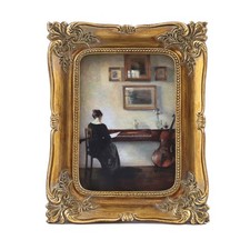 SIKOO Vintage picture frames 2.5x3.5 Small 2.5 x 3.5, Bronze Gold picture