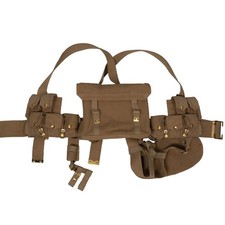 WW1 Repro British 1st Pattern 1908 Webbing Set - Fully Assembled - Cotton Canvas picture