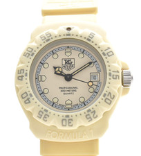 Vintage [Exc+5] TAG HEUER Formula 1 361.508 Cream 28mm Qz Ladies Watch JAPAN picture