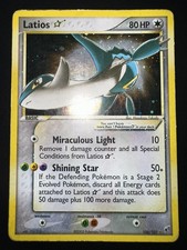 Pokemon Latios Gold Star 106/107 Ex Deoxys Holo ENG - RARE goldstar pokémon picture