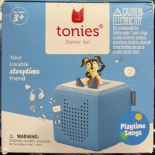 Toniebox 1 Starter Set Playtime Puppy Audio Player  - Pink/Blue/Red - Open Box picture