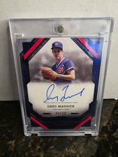 2025 Topps Tier One Tier One Blue Foil 06/20 Greg Maddux #T1A-GM Auto HOF 1vc9 picture