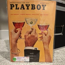 Playboy Vintage Magazine, December 1959 6th Anniv. Issue #72 Ellen Stratton ￼ picture