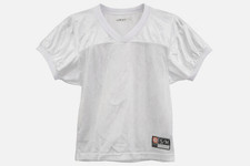 S.A. Gear Youth Mesh Football Practice Jersey Training Top | White | S/M picture