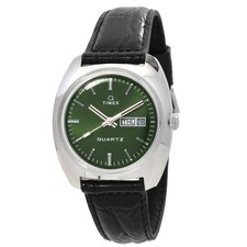 Timex Q Timex 1978 Quartz Green Dial Men's Watch TW2W44700 picture