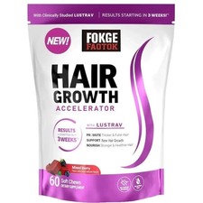 Force Factor Hair Growth Accelerator Soft Chews Hair Vitamins for Women 60 Count picture