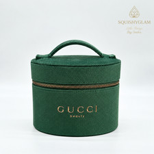 Gucci Beauty Emerald Vanity Case Cosmetic Box Flora Perfume Gift New 6x4x5 inch picture