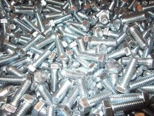 3/8-16 X 1-1/4 Hex Head Cap Screws Grade 5 Zinc Plated 200 Pieces picture