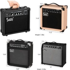 Glarry 10W 20W 30W 40W  Bass Guitar Electric Amp Amplifier Speakere Black/Nature picture