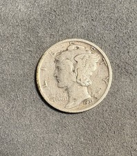 1931 S Mercury Dime 90% Silver F/VF 10c San Francisco Mint picture