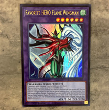 Yu-Gi-Oh TCG - Favorite HERO Flame Wingman - Ultra Rare - MAMO-EN005 picture