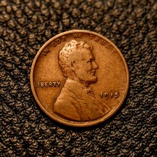 1915-P Lincoln Cent ~ FINE (F) Cndtn ~ HARD TO FIND GRADE ~ COMBINED SHIPPING picture