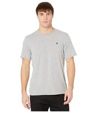 Hurley Men's Dri-Fit Reflective Icon Short Sleeve Tshirt, Dk Grey Heather, L picture