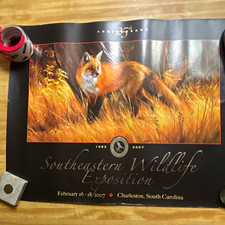 Southeastern Wildlife Exposition 25th Anniversary 2007 Fox Poster picture