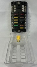 GENUINE Blue Sea 5026 ST Blade Fuse Block 12 Circuit w/ Ground & Cover picture